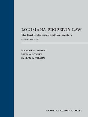 cover image of Louisiana Property Law